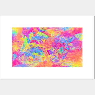 Colourful Random abstract background pattern Posters and Art